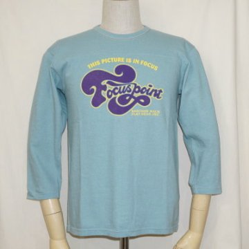 F-TKTF-002-SAX-フットボールTシャツ・七分袖Tシャツ002-FTKTF002-七分袖Tシャツの画像