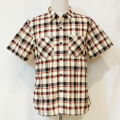 CO-23HW-イエロー-チェックワークシャツ23半袖-CO23HW-FLATHEAD-フラットヘッドシャツ-GLORYPARK-グローリーパークシャツの画像