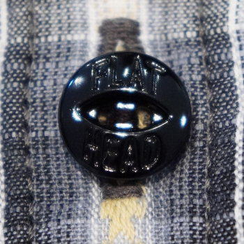 CO-31HW-ブラック-ネイティブチェックワークシャツ31半袖-CO31HW-FLATHEAD-フラットヘッドシャツの画像