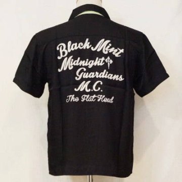 RYC-22W-ブラックグリーン-MIDNIGHT-RYC22W-FLATHEAD-フラットヘッドレーヨンシャツ-BLACKMINT-ブラックミントレーヨンシャツの画像