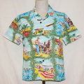 F-SHO-001S-PICTURE HAWAIIAN S/S001S-FSHO001S-FLATHEAD-フラットヘッドアロハシャツ・ハワイアンシャツ・フラットヘッドシャツーシャツ半袖の画像