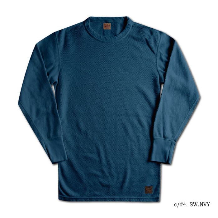 MILD-P-BK-UNION THERMAL PLAIN(MILD-00)-MILDP-DELUXEWARE-デラックスウエアサーマルTシャツ-無地サーマルの画像