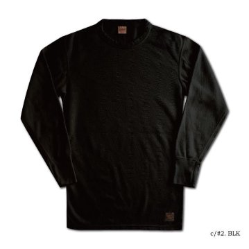 MILD-P-BK-UNION THERMAL PLAIN(MILD-00)-MILDP-DELUXEWARE-デラックスウエアサーマルTシャツ-無地サーマルの画像