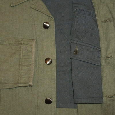MTY-01W-カーキ-コットンジャケット01W-MTY01W-FLATHEAD-フラットヘッドコットンジャケットの画像