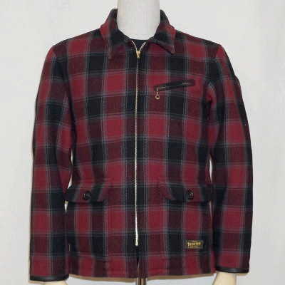 STH-70-レッド-ウールジャケット70-STH70-FLATHEAD-フラットヘッドジャケットの画像