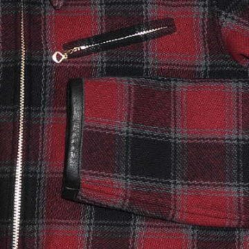 STH-70-レッド-ウールジャケット70-STH70-FLATHEAD-フラットヘッドジャケットの画像