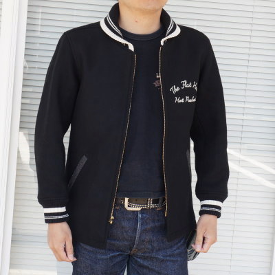STH-72-ブラック-BIG WHEELS-STH72-FLATHEAD-フラットヘッドカバーオール--ジャケット-アウター-ウールジャケット-COVERALL-JACKETの画像