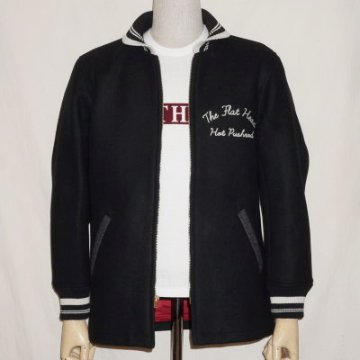 STH-72-ブラック-BIG WHEELS-STH72-FLATHEAD-フラットヘッドカバーオール--ジャケット-アウター-ウールジャケット-COVERALL-JACKETの画像
