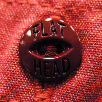 7110W-レッド-杢シャンブレーワークシャツ長袖7110-FLATHEAD-フラットヘッドワークシャツ-フラットヘッドシャツの画像