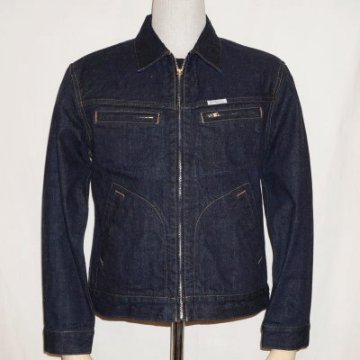 F-DJ002Z-ジップデニムジャケットFDJ002Z-FDJ002Z-FLATHEAD-フラットヘッド-DENIMJACKET-デニムジャケット-Gジャン-ジージャン-アウターの画像