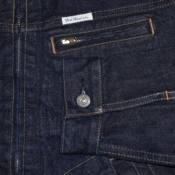 F-DJ002Z-ジップデニムジャケットFDJ002Z-FDJ002Z-FLATHEAD-フラットヘッド-DENIMJACKET-デニムジャケット-Gジャン-ジージャン-アウターの画像