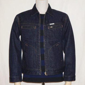F-DJ002Z-ジップデニムジャケットFDJ002Z-FDJ002Z-FLATHEAD-フラットヘッド-DENIMJACKET-デニムジャケット-Gジャン-ジージャン-アウターの画像