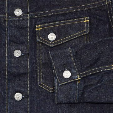 6008WR-デニムジャケット6008Wレギュラーサイズ-FLATHEAD-フラットヘッド-DENIMJACKT-デニムジャケット-Gジャン-ジージャン-アウターの画像