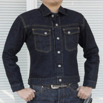 6008WR-デニムジャケット6008Wレギュラーサイズ-FLATHEAD-フラットヘッド-DENIMJACKT-デニムジャケット-Gジャン-ジージャン-アウターの画像
