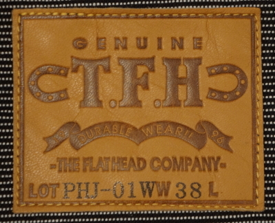 PHJ-01W-チャコール-ピンヒッコリーワークジャケット01W-PHJ01W-FLATHEAD-フラットヘッドワークジャケットの画像