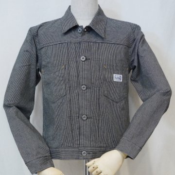 PHJ-01W-チャコール-ピンヒッコリーワークジャケット01W-PHJ01W-FLATHEAD-フラットヘッドワークジャケットの画像