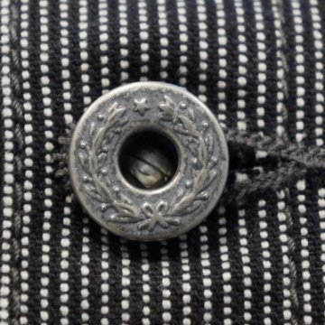 PHJ-01W-チャコール-ピンヒッコリーワークジャケット01W-PHJ01W-FLATHEAD-フラットヘッドワークジャケットの画像