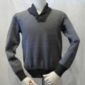 SEW-54-グレー-ショールカラーセーター-SEW54-FLATHEAD-フラットヘッドセーター-FLATHEAD-フラットヘッドニットの画像