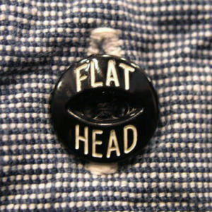 CO-06W-インディゴ-ピンチェックワークシャツ06長袖-CO06W-FLATHEAD-フラットヘッドシャツの画像