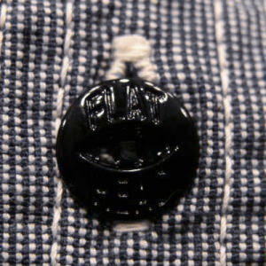 CO-06W-インディゴ-ピンチェックワークシャツ06長袖-CO06W-FLATHEAD-フラットヘッドシャツの画像