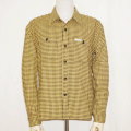 F-SNO-102L-ブラックイエロー-千鳥柄ネルシャツ102L-FSNO102L-FLATHEAD-フラットヘッドシャツ-HOUNDS TOOTH NEL SHIRT-ワークシャツの画像