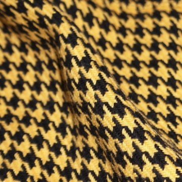 F-SNO-102L-ブラックイエロー-千鳥柄ネルシャツ102L-FSNO102L-FLATHEAD-フラットヘッドシャツ-HOUNDS TOOTH NEL SHIRT-ワークシャツの画像