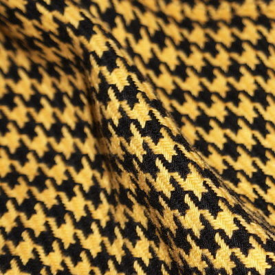 F-SNW-102L-ブラックイエロー-千鳥柄ウエスタンシャツ102L-FSNW102L-FLATHEAD-フラットヘッドシャツ-HOUNDS TOOTH WESTERN SHIRTの画像
