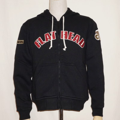 F-CZP-003-ブラック-FLAT HEAD FULL ZIP PARKA-FCZP003-FLATHEAD-フラットヘッドスエット-フラットヘッドスウェット-フルジップパーカーの画像