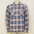 HN-74W-ブルー-ヘビーネルワークシャツ74-HN74W-FLATHEAD-フラットヘッドシャツ-HEAVYNELSHIRT-ヘビーネルシャツの画像