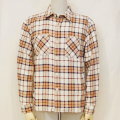 HN-74W-ベージュ-ヘビーネルワークシャツ74-HN74W-FLATHEAD-フラットヘッドシャツ-HEAVYNELSHIRT-ヘビーネルシャツの画像