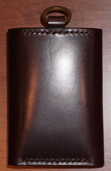 KC4-ADV-DB-CRキーケース4-KC4ADV-黒羽（CROW：クロウ)レザーキーケースの画像