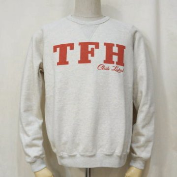 CL-SW002-アイボリー-SWEAT TFH002-CLSW002-FLATHEAD-フラットヘッド-Club Label-クラブレーベル-フラットヘッドスエット-フラットヘッドスウェットの画像