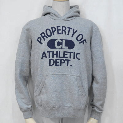 CL-PS001-グレー-スエットパーカー001-CLPS001-FLATHEAD-Club Label-クラブレーベル-フラットヘッドスエットパーカー-フラットヘッドスウェットパーカー-スエットの画像