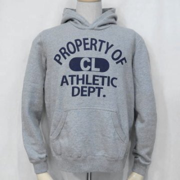 CL-PS001-グレー-スエットパーカー001-CLPS001-FLATHEAD-Club Label-クラブレーベル-フラットヘッドスエットパーカー-フラットヘッドスウェットパーカー-スエットの画像