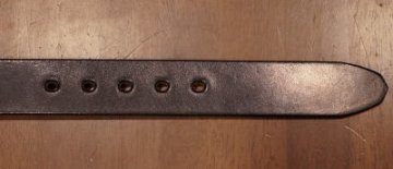 OB-003-ブラック-シングルピン牛ベルト-OB003-FLATHEAD-フラットヘッドレザーベルト-シングルピンバックルベルトの画像