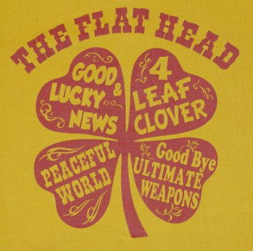 TNS-03W-マスタード-4 LEAF CLOVER-TNS03W-FLATHEAD-フラットヘッドTシャツ-BLACKMINT-ブラックミントTシャツの画像
