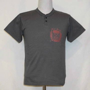 TNS-04W-チャコール-MARINE GUARD-TNS04W-FLATHEAD-フラットヘッドTシャツ-BLACKMINT-ブラックミントTシャツの画像