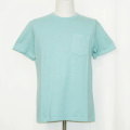 CL-TS001-グリーン-クルーネックポケットTシャツTS001-CLTS001-FLATHEAD-フラットヘッド-Club Label-クラブレーベル-Tシャツの画像
