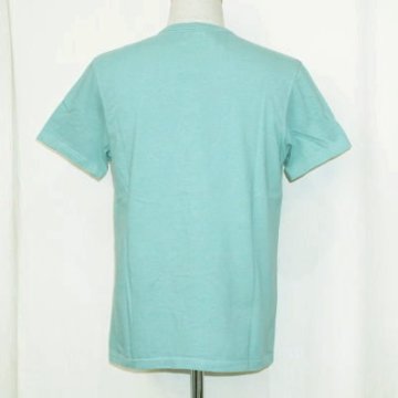 CL-TS001-グリーン-クルーネックポケットTシャツTS001-CLTS001-FLATHEAD-フラットヘッド-Club Label-クラブレーベル-Tシャツの画像