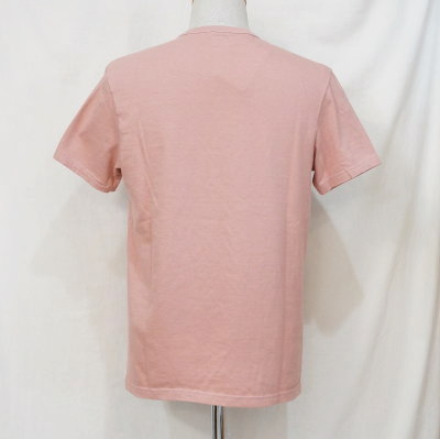 CL-TS001-ピンク-クルーネックポケットTシャツTS001-CLTS001-FLATHEAD-フラットヘッド-Club Label-クラブレーベル-Tシャツの画像