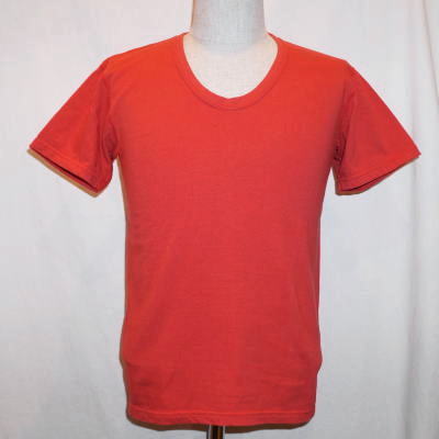 TUN-01W-レッド-UネックTシャツ01W-TUN01W-FLATHEAD-フラットヘッドTシャツの画像