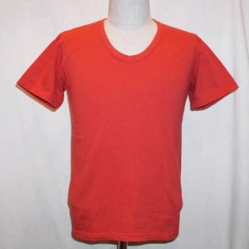 TUN-01W-レッド-UネックTシャツ01W-TUN01W-FLATHEAD-フラットヘッドTシャツの画像