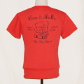 TUN-03W-レッド-UネックTシャツ03W-TUN03W-FLATHEAD-フラットヘッドTシャツの画像