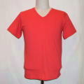 TVT-01W-レッド-VネックTシャツ01W-TVT01W-FLATHEAD-フラットヘッドTシャツの画像