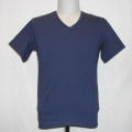 TVT-01W-ネイビー-VネックTシャツ01W-TVT01W-FLATHEAD-フラットヘッドTシャツの画像
