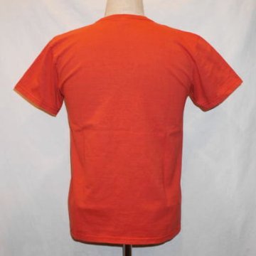 TVP-00W-ライトレッド-VネックポケットTシャツ00W-TVP00W-FLATHEAD-フラットヘッドTシャツの画像