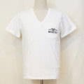 TVP-03W-ホワイト-VネックポケットTシャツ03W-TVP03W-FLATHEAD-フラットヘッドTシャツの画像