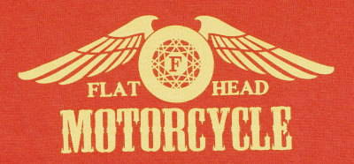 TVP-03W-ライトレッド-VネックポケットTシャツ03W-TVP03W-FLATHEAD-フラットヘッドTシャツの画像