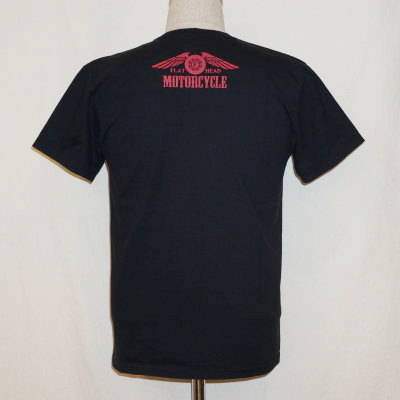 TVP-03W-ブラック-VネックポケットTシャツ03W-TVP03W-FLATHEAD-フラットヘッドTシャツの画像