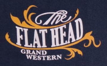 TNV-01W-ネイビー-GRAND WESTERN-TNV01W-FLATHEAD-フラットヘッドTシャツ-フラットヘッドポロシャツ-BLACKMINT-ブラックミントTシャツの画像